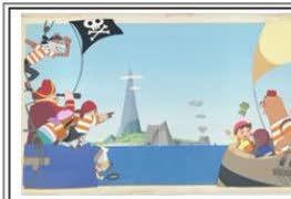 どうぶつ宝島のセル画(収蔵品)